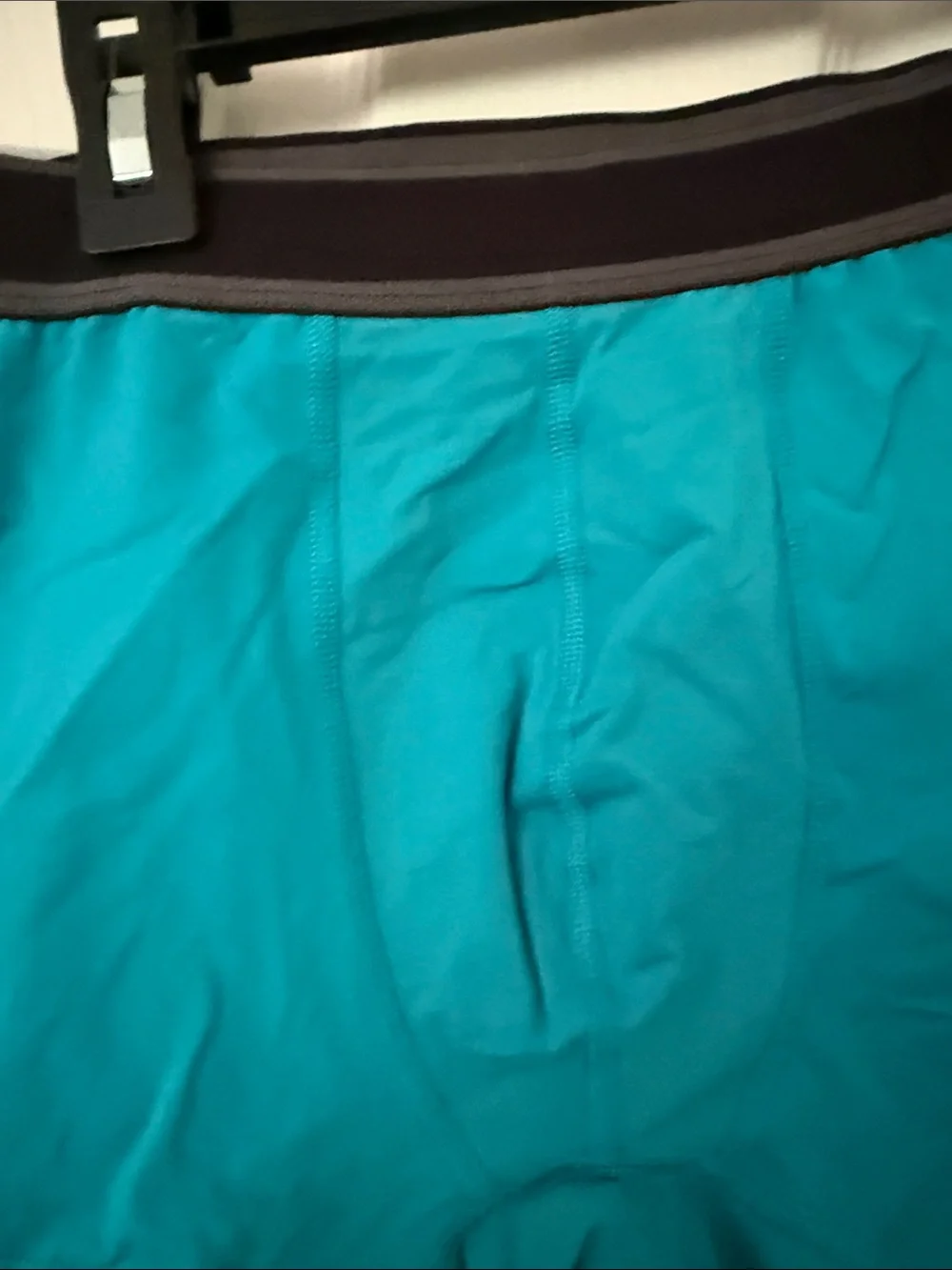 lululemon athletica Men's Teal Boxer Briefs with Black Waistband